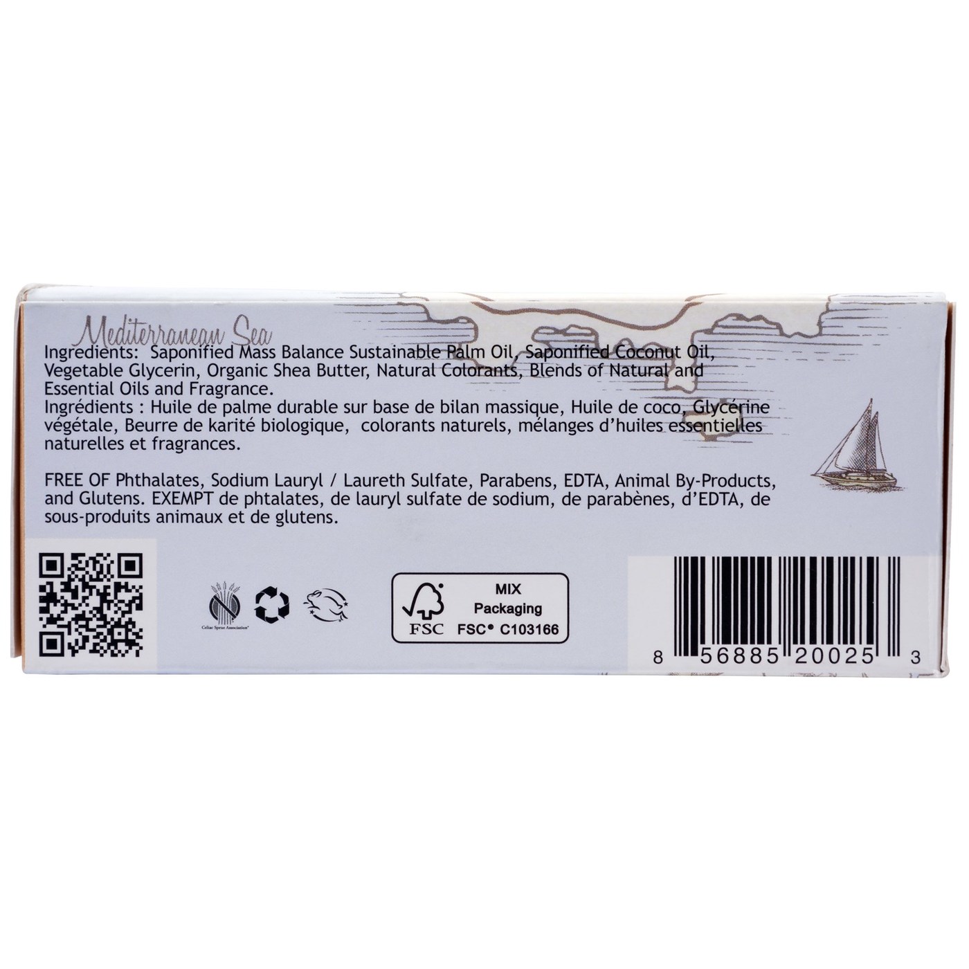 Comprar South Of France, Sabonete de Barra Oval, Manteiga de Karité - 170g - Imagem 2