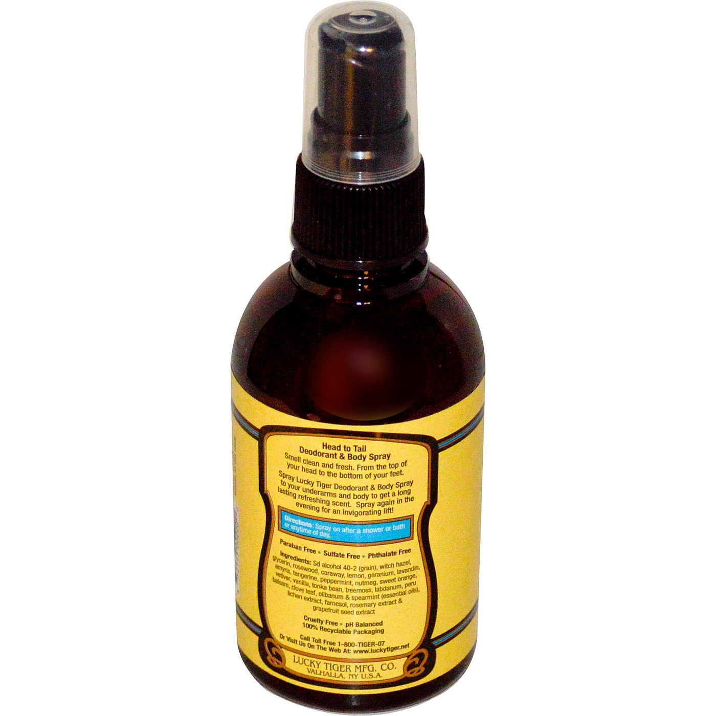 Comprar Lucky Tiger, Desodorante Corporal em Spray (Da cabeça aos Pés) - 3,4 oz (100mL) - Imagem 2
