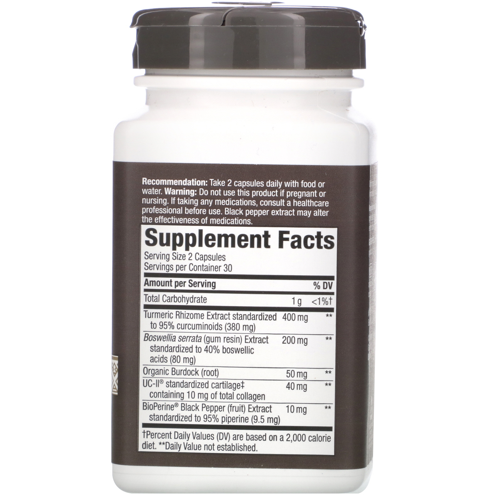 Comprar Nature's Way, Turmerich, Articulações, 400 mg, 60 Cápsulas à Base de Plantas - Imagem 2