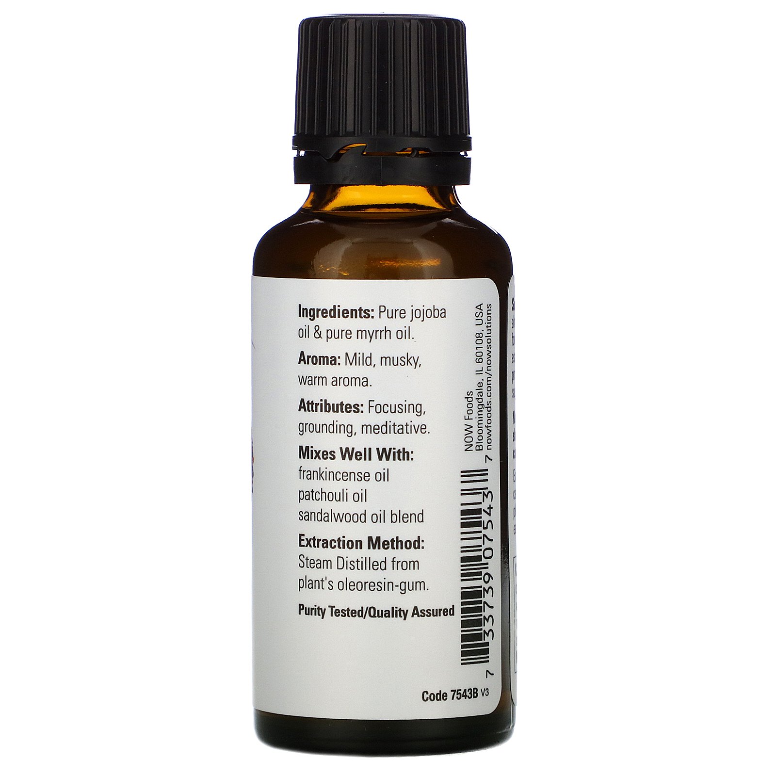 Comprar Now Foods, Essential Oils, Myrrh, 1 fl oz (30 ml) - Imagem 2