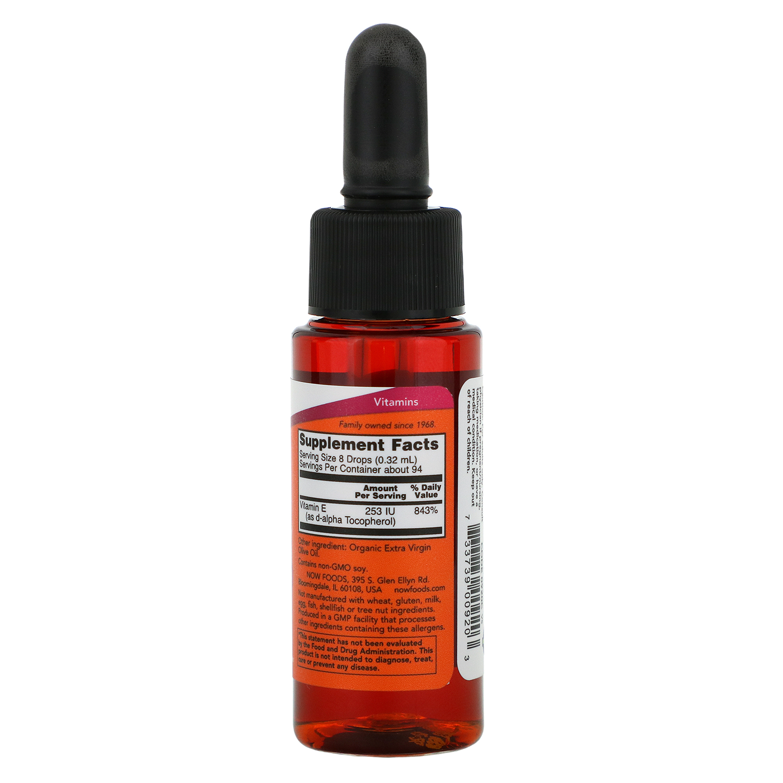 Comprar Now Foods, Natural E-Oil, Proteção Antioxidante, 30 ml (1 fl oz) - Imagem 2