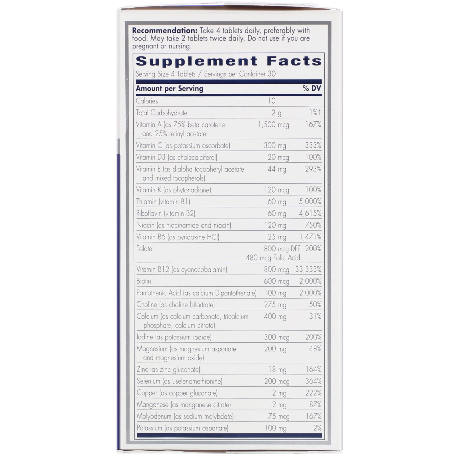 Comprar Nature's Way, Doctor's Choice Multivitamínico, Homens 50+, 120 tabletes - Imagem 2