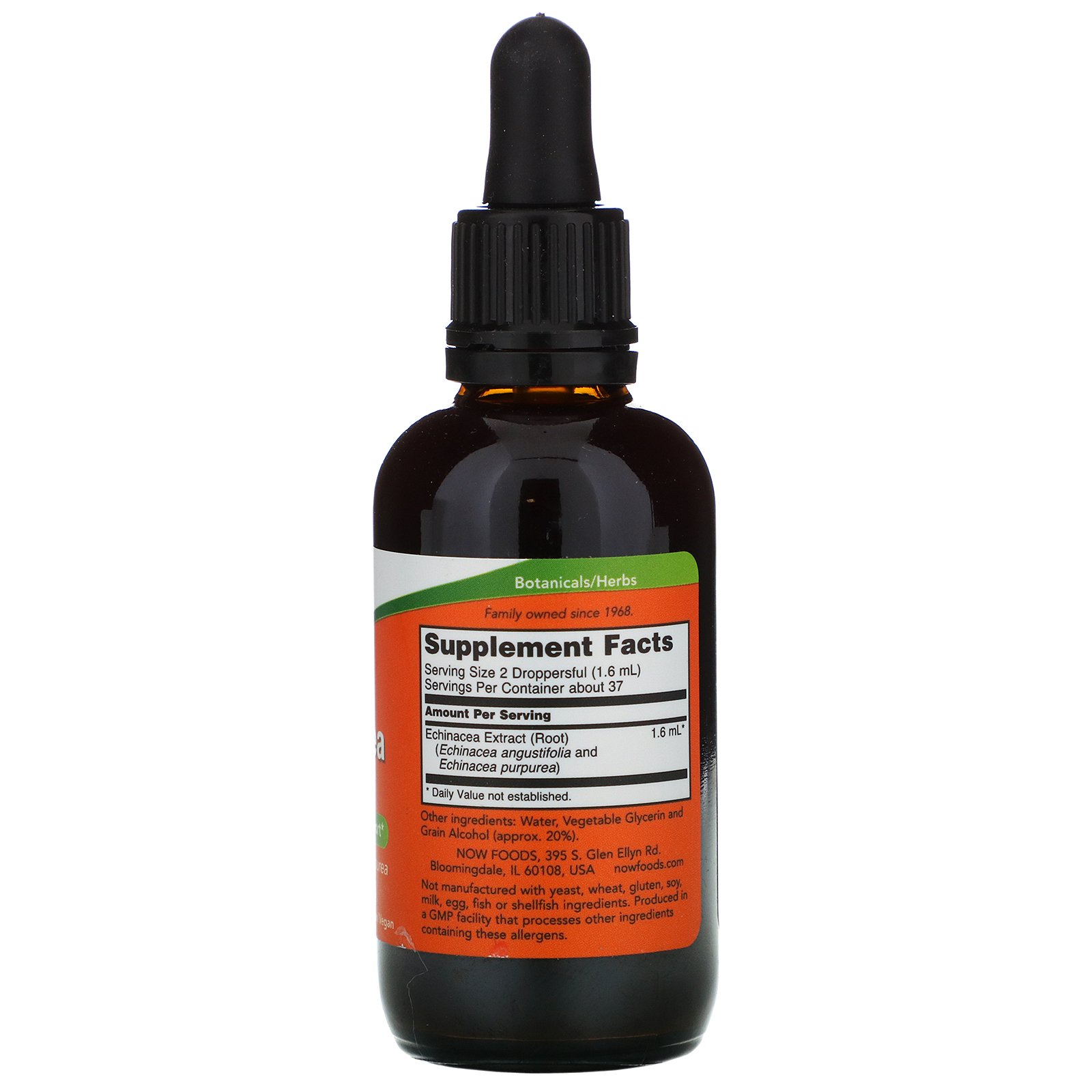 Comprar Now Foods, Echinacea Extract, 2 fl oz (59 ml) - Imagem 2