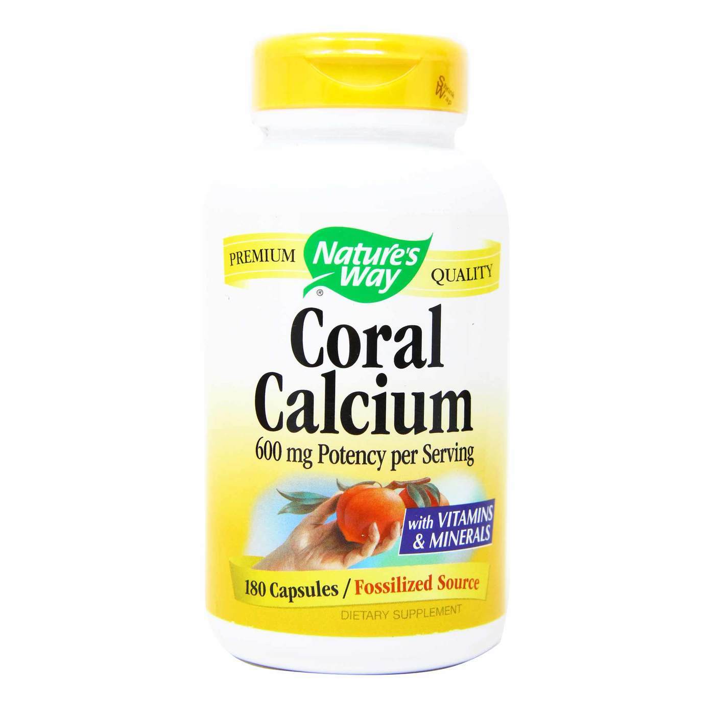 Comprar Nature's Way, Cálcio Coral - 180 Cápsulas Vegetarianas