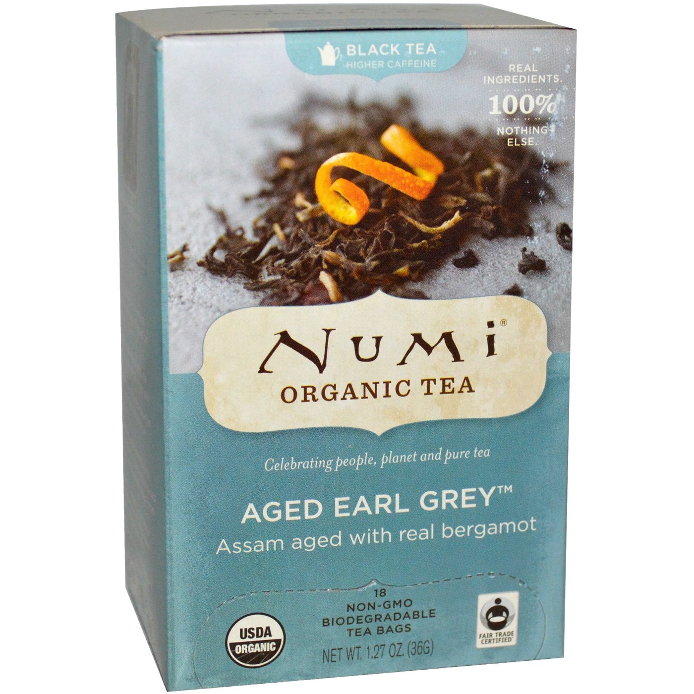 Comprar Numi Tea, Chá Preto Earl Grey - 18 Saquinhos