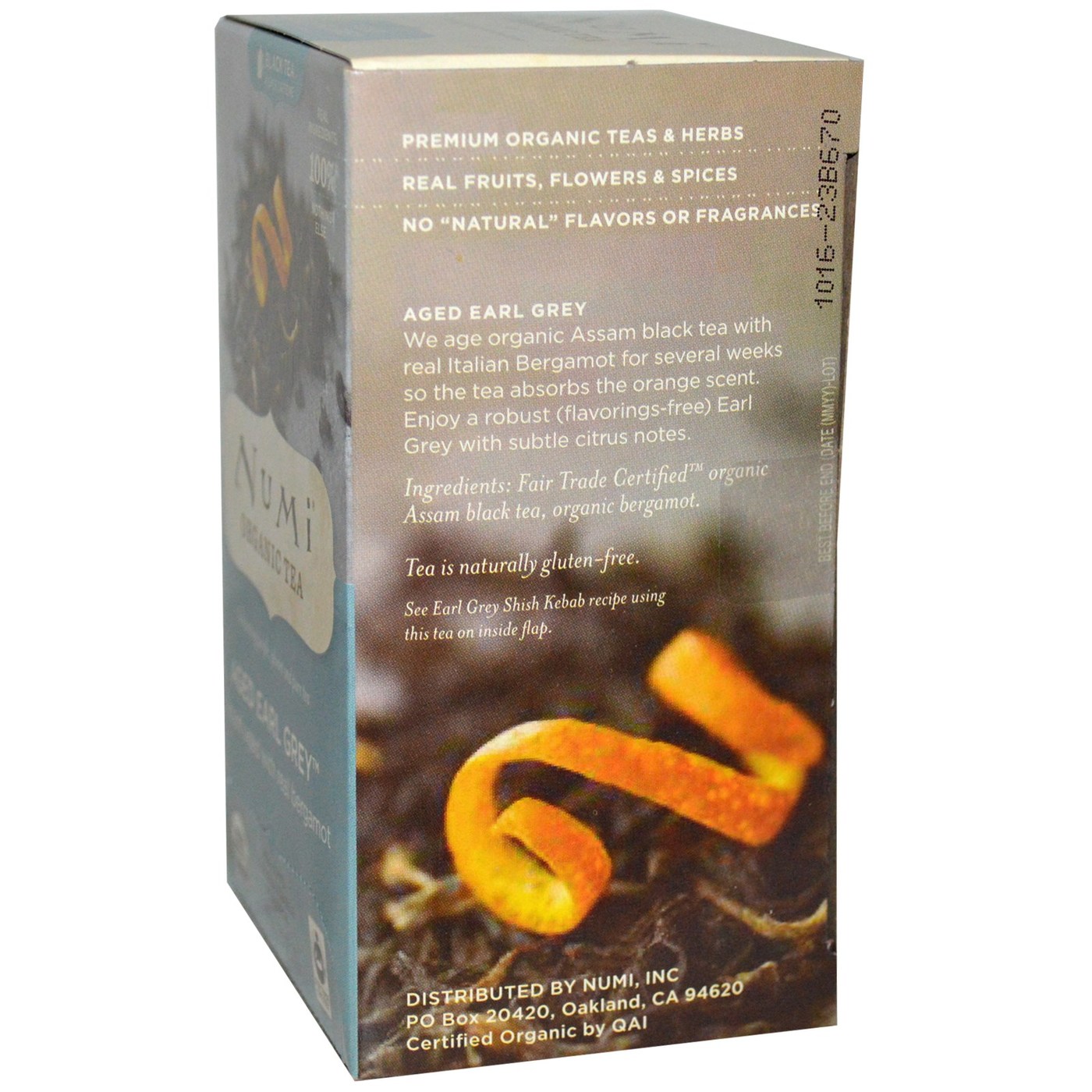 Comprar Numi Tea, Chá Preto Earl Grey - 18 Saquinhos - Imagem 2