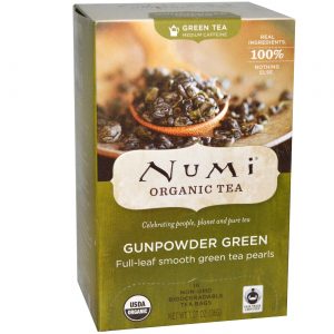 Comprar Numi Tea Organic, Pólvora Verde - 18 Saquinhos de Chá