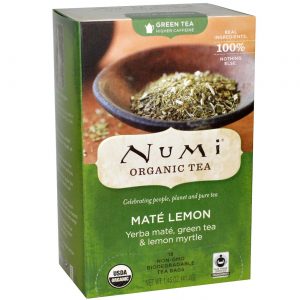 Comprar Numi Teas, Chá Erva Mate e Limão - 18 sacos de Chá