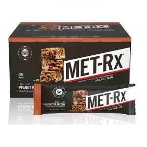 Comprar MET-Rx, Big 100 Colossal Barras de Proteína, Pretzel de Manteiga de Amendoim - 9 Barras