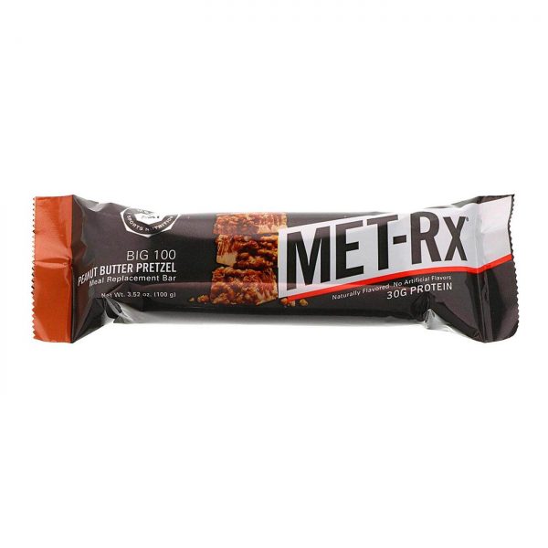 Comprar MET-Rx, Big 100 Colossal Barras de Proteína, Pretzel de Manteiga de Amendoim - 9 Barras - Imagem 4