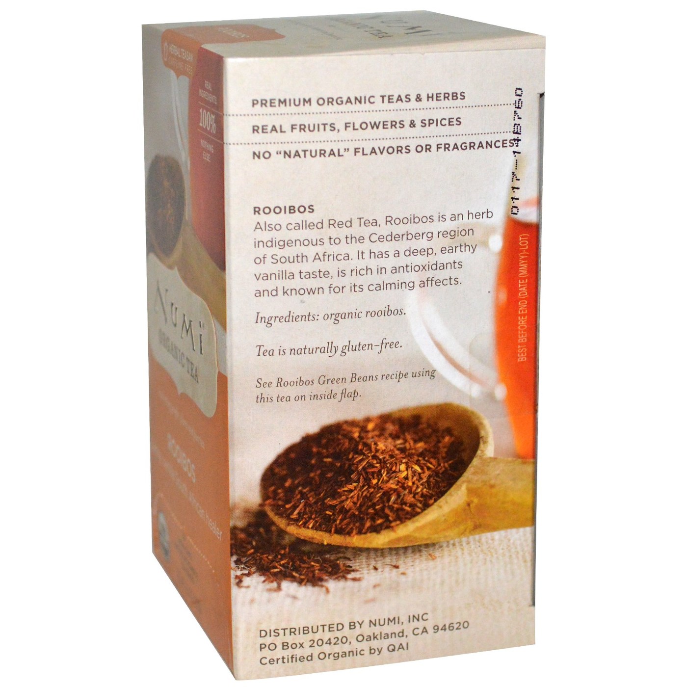 Comprar Numi Tea, Chá Orgânico de Rooibos - 18 Saquinhos de Chá - Imagem 2