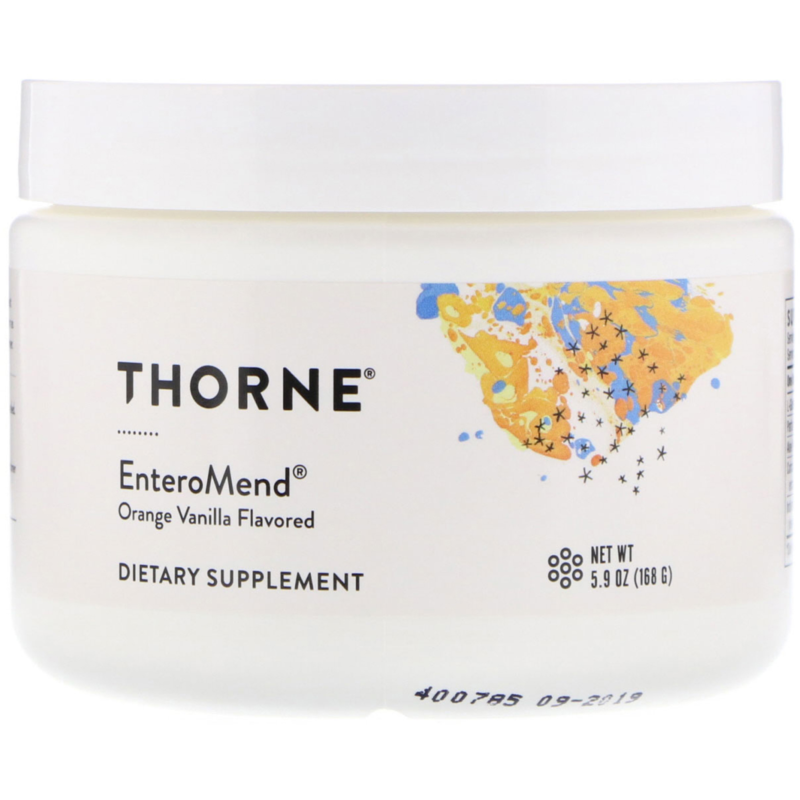Comprar Thorne Research, EnteroMend, Baunilha Laranja, 168 g (5,9 oz)