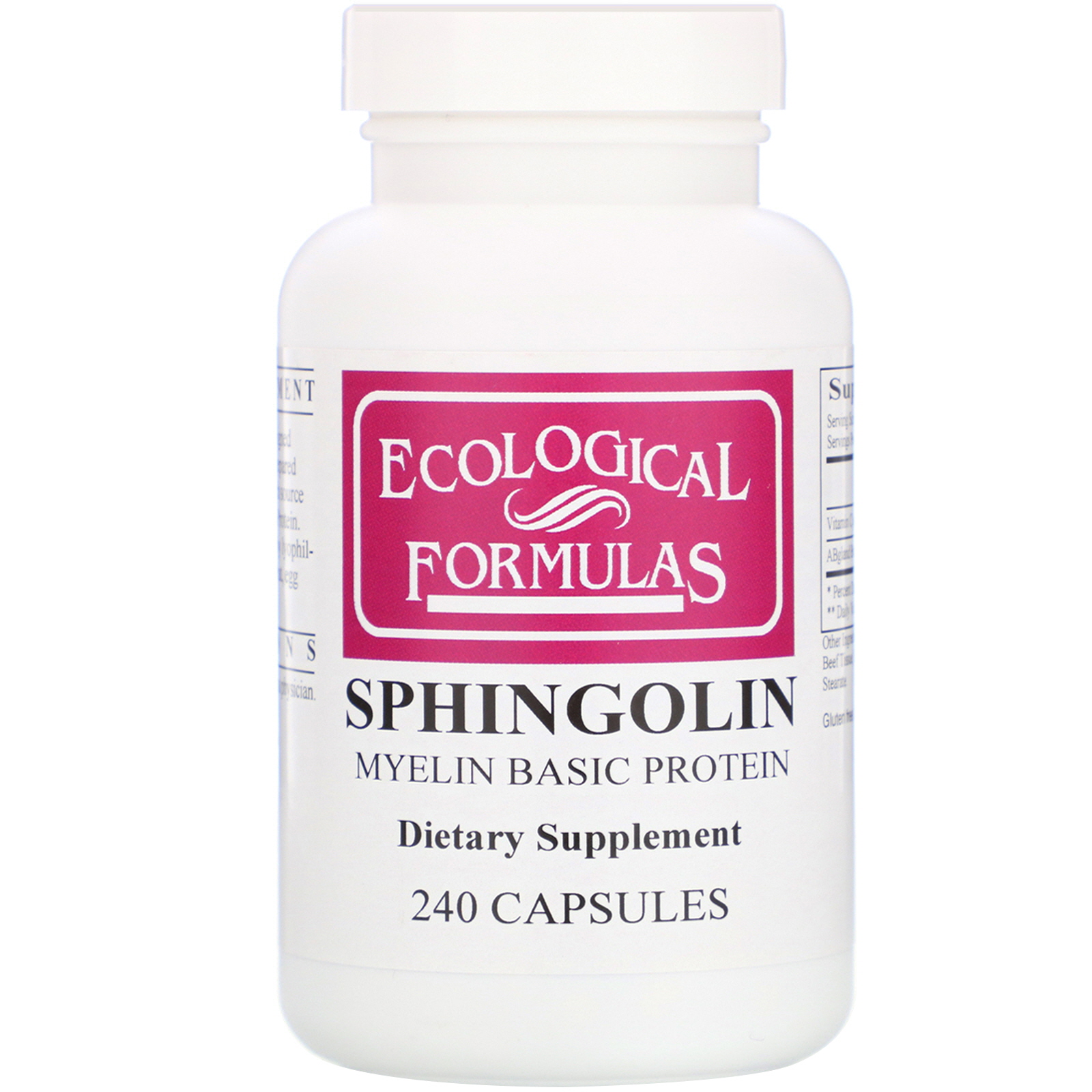 Comprar Cardiovascular Research, Sphingolin, Proteína Básica de Mielina, 240 Cápsulas