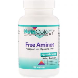 Comprar Nutricology, Free Aminos, 100 Vegicaps