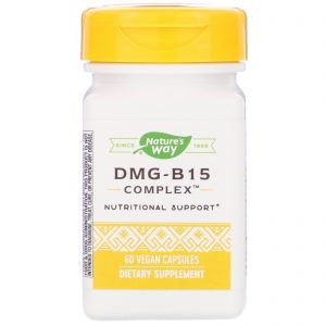 Comprar Nature's Way, DMG-B15 Complex, 60 Vegan Capsules