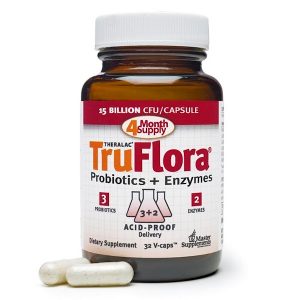 Comprar Master Supplements, TruFlora, Probiotics + Enzymes, 15 Billion CFU, 32 Vcaps