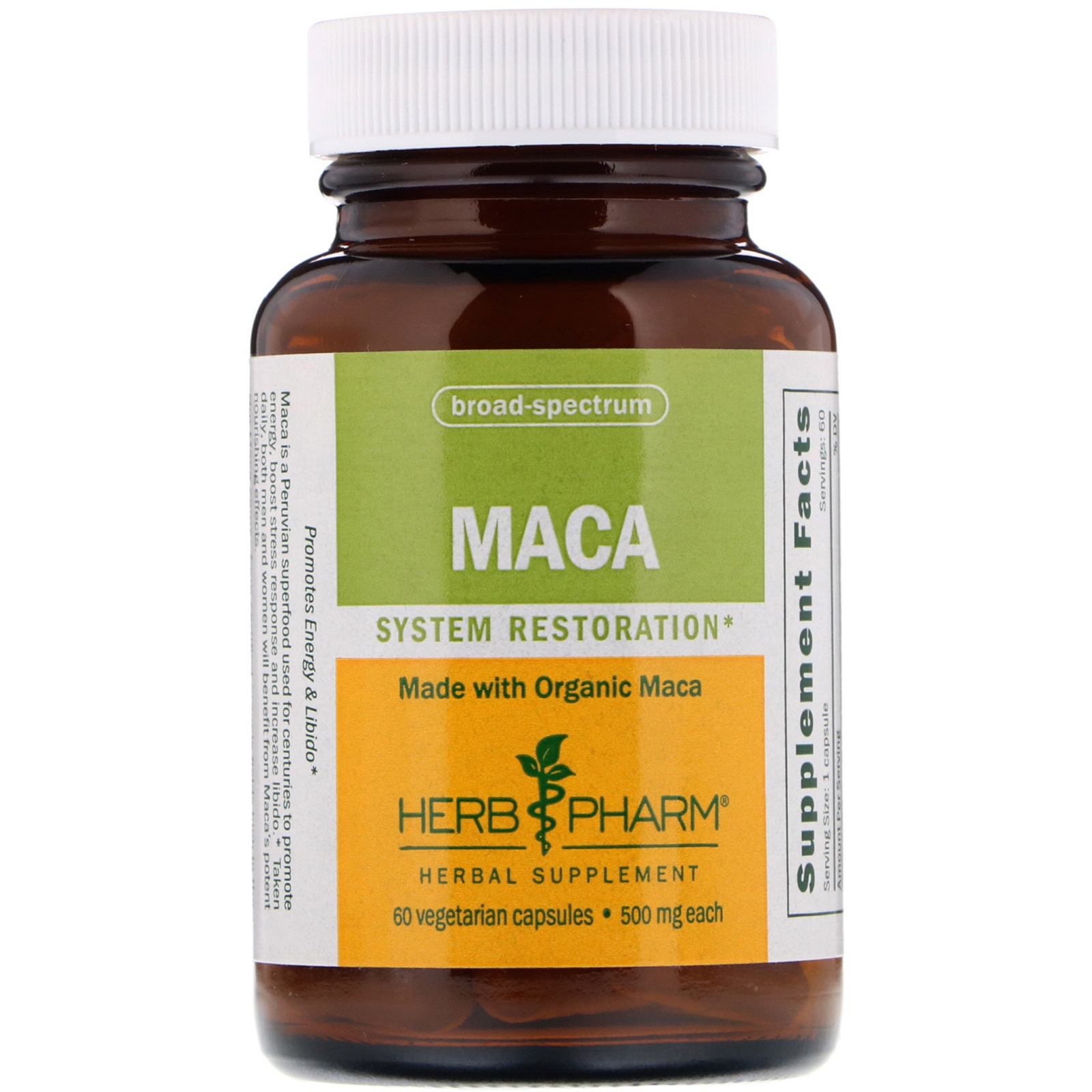 Comprar Herb Pharm, Maca, 500 mg, 60 Cápsulas Vegetais - Imagem 3