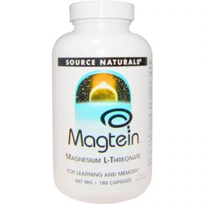 Comprar Source Naturals, Magtein, L-Treonato de Magnésio, 667 mg, 180 Cápsulas