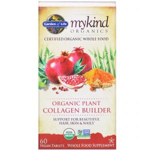 Comprar Garden of Life, MyKind Organics, Construtor de Colágeno Orgânico Vegetal, 60 Comprimidos Vegetais