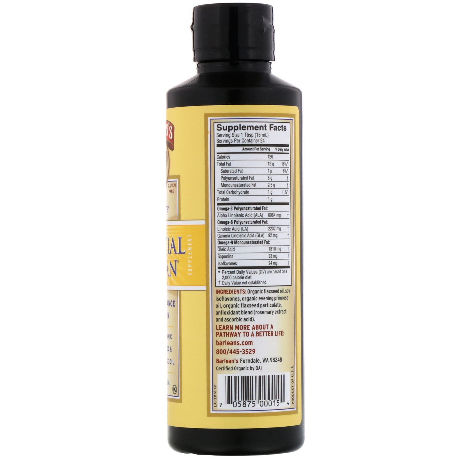 Comprar Barlean's, Essential Woman, Nurture, 12 fl oz (355 ml) - Imagem 2