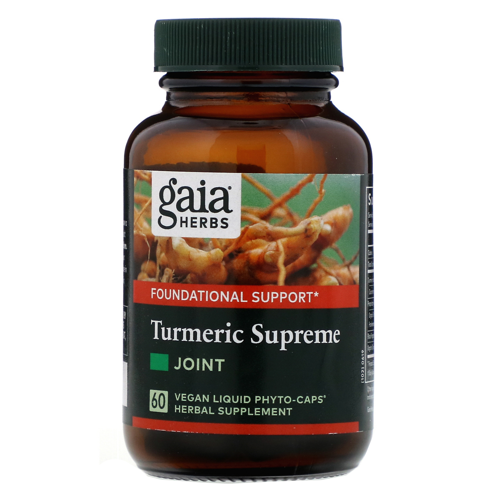 Comprar Gaia Herbs, Açafrão supremo, Articulações, 60 Fitocápsulas líquidas veganas - Imagem 3
