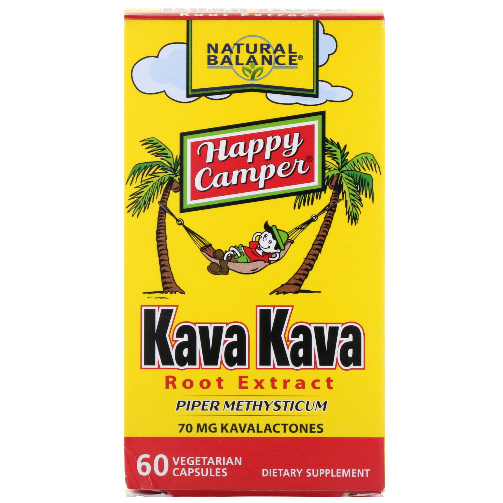 Comprar Natural Balance, Extrato de Kava, 60 cápsulas vegetais