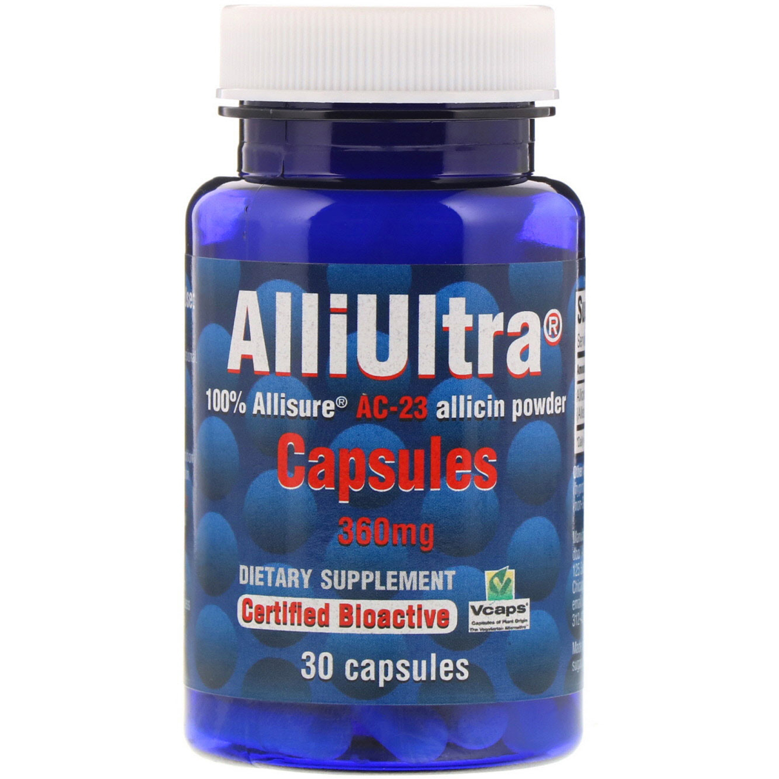 Comprar Allimax, Cápsulas AlliUltra, 360 mg, 30 Cápsulas