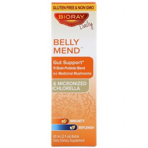 Comprar Bioray, Belly Mend, Suporte Intestinal, Sem Álcool, 2 fl oz (60 ml)