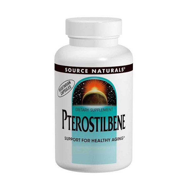 Comprar Source Naturals, Pterostilbene, 50 mg, 60 cápsulas