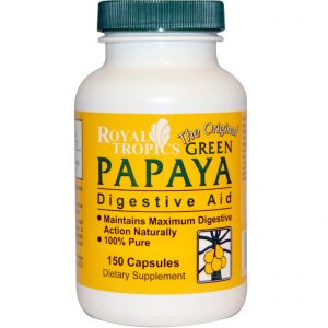 Comprar Royal Tropics, The Original Green Papaya, Auxílio Digestivo, 150 Cápsulas