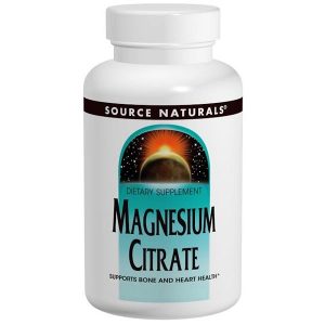 Comprar Source Naturals, Citrato de Magnésio, 133 mg, 180 Cápsulas