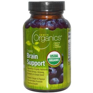 Comprar Irwin Naturals, Organics, Suporte Cerebral, 60 Comprimidos