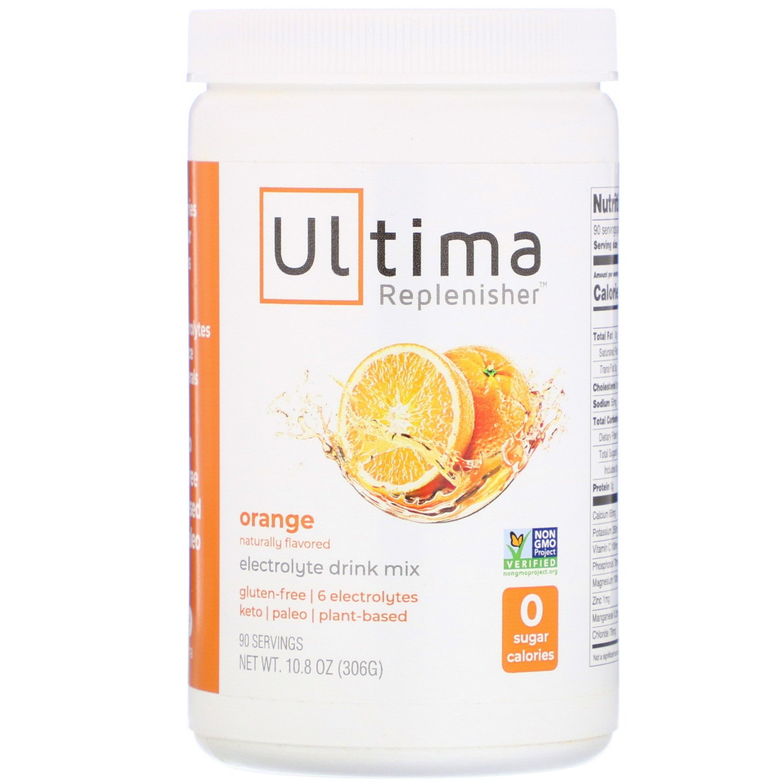 Comprar Ultima Replenisher, Eletrólito em Pó, Laranja, 306 g (10,8 oz)