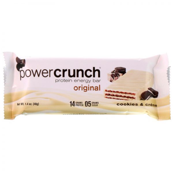 Comprar BNRG, Power Crunch Protein Energy Bar, Original, Cookies e Crème, 12 Barrinhas, 40 g (1,4 oz) Cada - Imagem 4