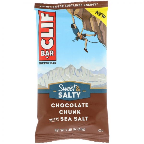Comprar Clif Bar, Energy Bar, Chocolate Chunk with Sea Salt, 12 Bars, 2.40 oz (68 g) Each - Imagem 4