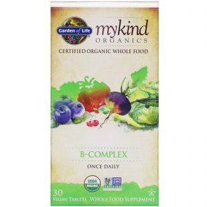 Comprar Garden of Life, MyKind Organics, Complexo B, 30 Comprimidos Veganos