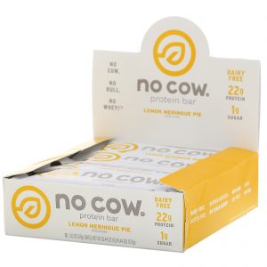 Comprar No Cow, Barra de Proteína, Torta de Merengue de Limão, 12 Barras, 2,12 oz (60 g) Cada