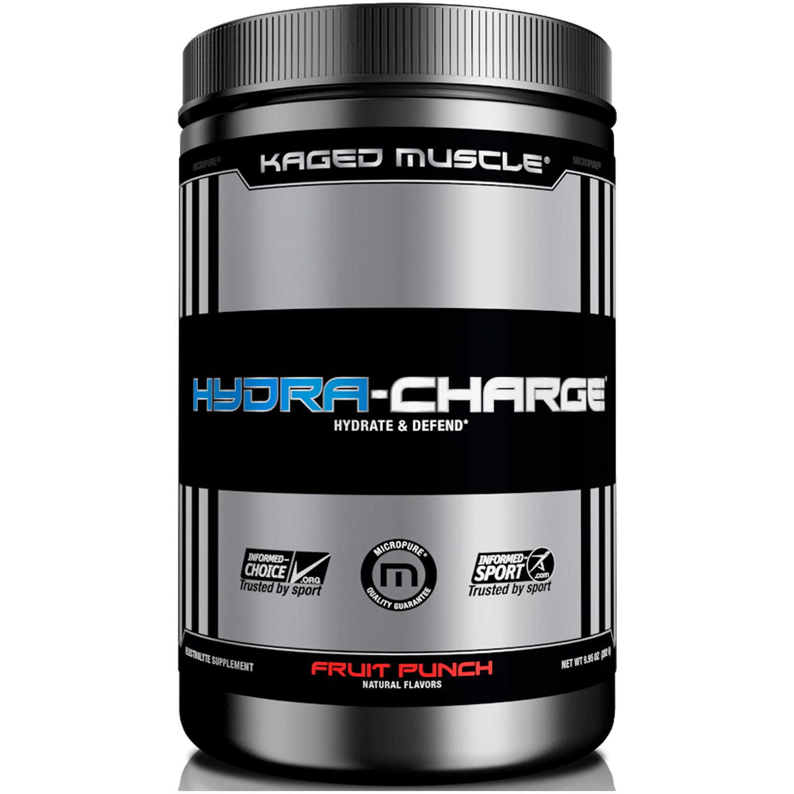 Comprar Kaged Muscle, Hydra-Charge, Hidrata e Defende, Sabor Ponche de Frutas, 9.95 oz (282 g)
