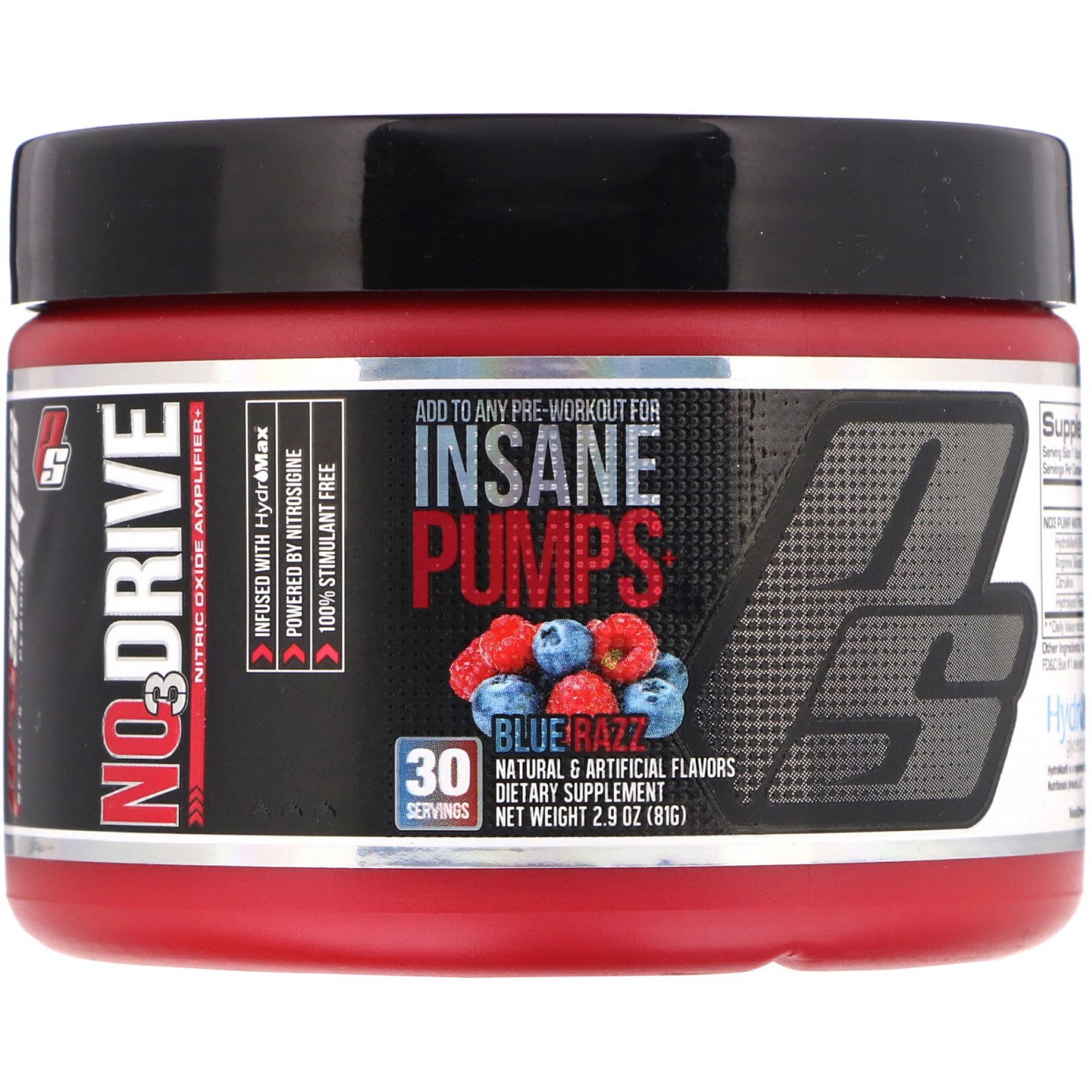 Comprar ProSupps, NO3Drive, Amplificador de Óxido Nítrico, Azul Provocante, 2,9 oz (81 g)
