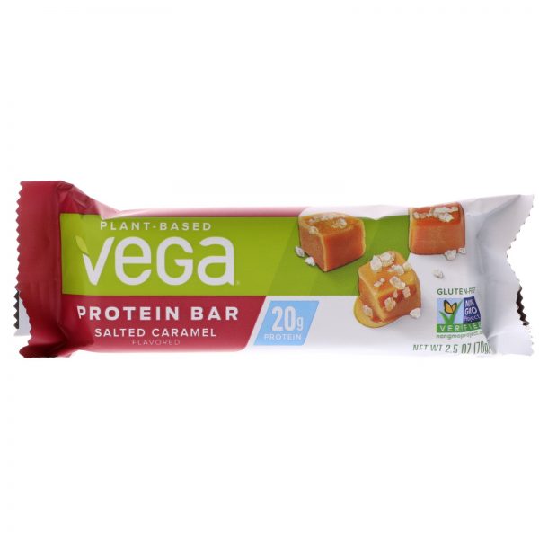 Comprar Vega, Barra de Proteína, Caramelo Salgado, 12 Barras, 2,5 oz (70 g) Cada - Imagem 4