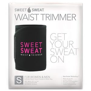 Comprar Sports Research, Cinta Modeladora de Cintura Sweet Sweat, Pequena, Preta e Rosa, 1 Cinta