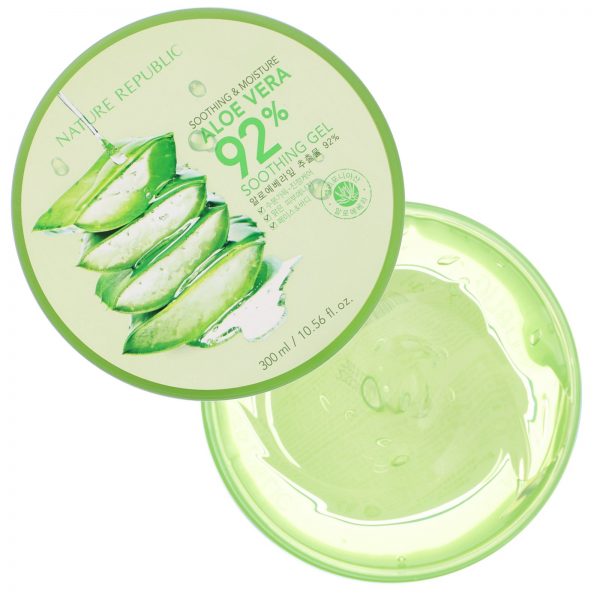 Comprar Nature Republic, Calmante e Hidratação Aloe Vera Gel calmante 92%, 300 ml (10,56 fl oz) - Imagem 4