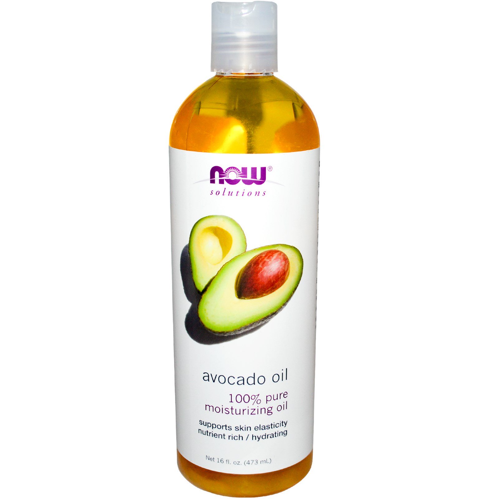 Comprar Now Foods, Soluções, Óleo de Abacate, 473 ml (16 fl oz)