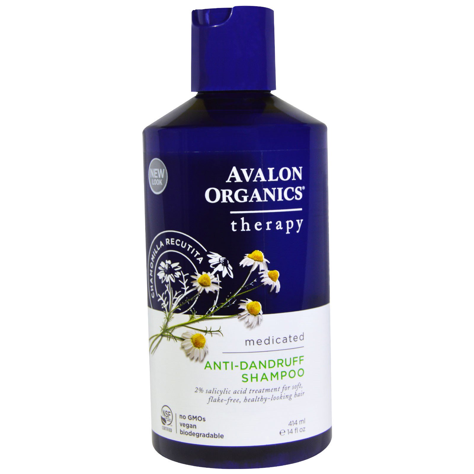 Comprar Avalon Organics, Shampoo Anticaspa, Chamomilla Recutita, 14 fl oz (414 ml)