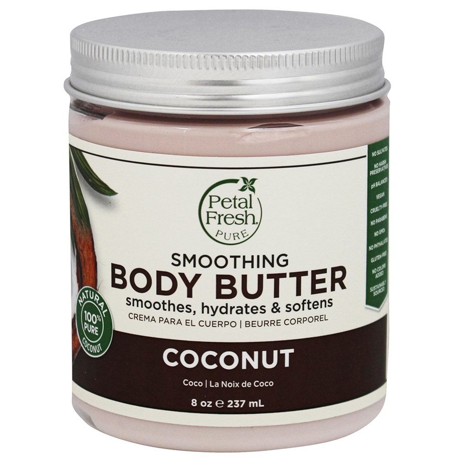 Comprar Petal Fresh, Puro, Manteiga Corporal, Ultra Hidratante, Coco, 237 ml (8 oz)