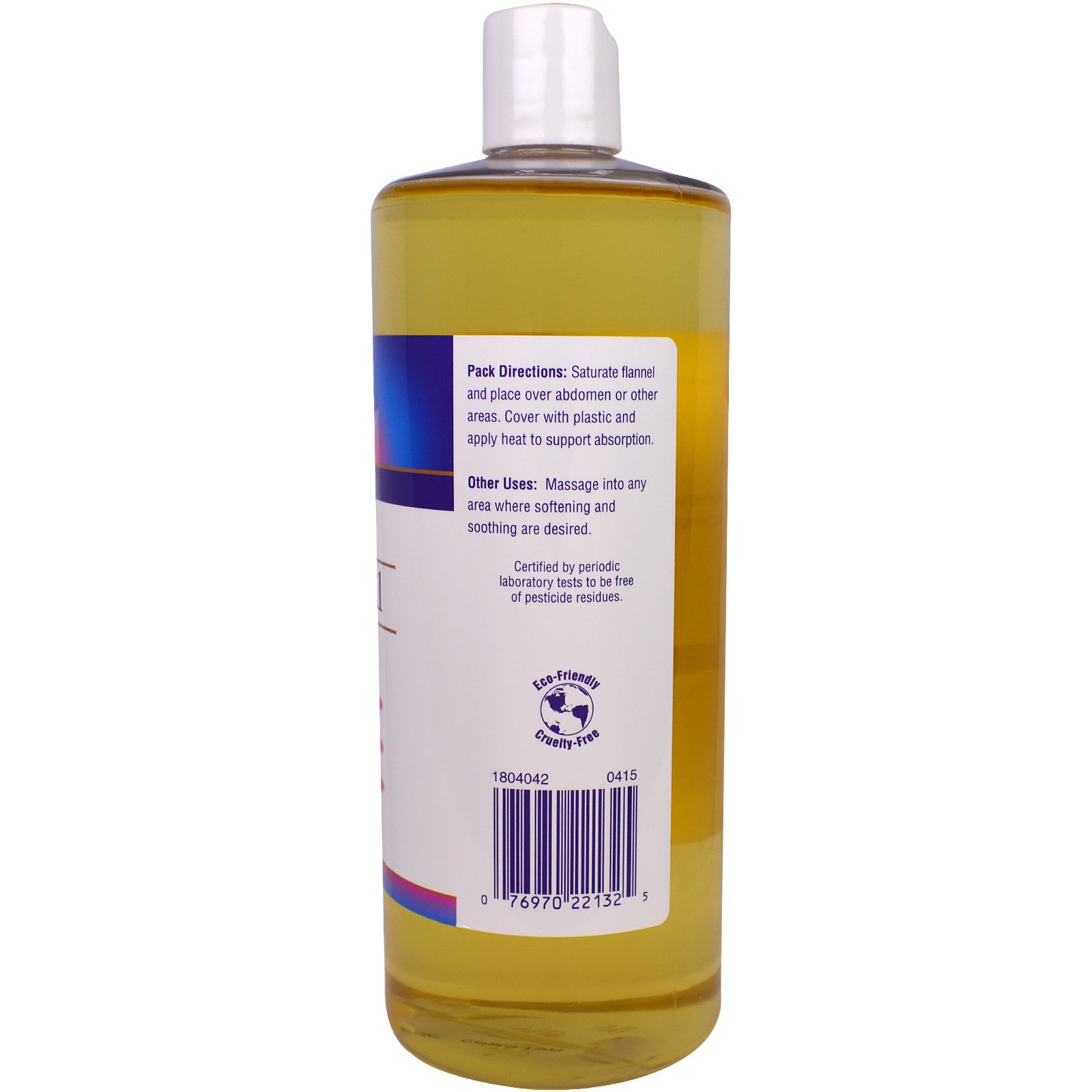 Comprar Heritage Store, Óleo de Rícino, 32 fl oz (960 ml) - Imagem 3