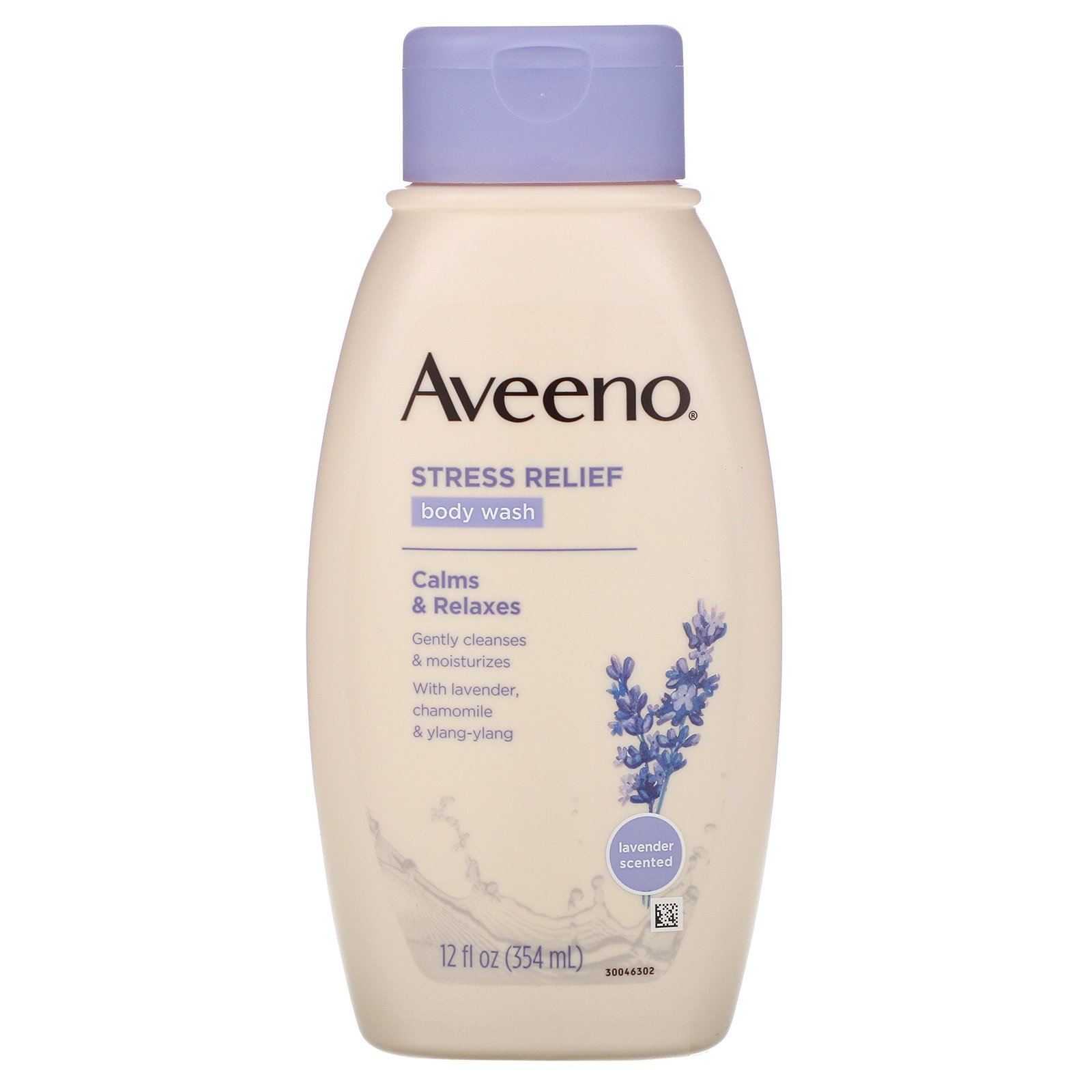 Comprar Aveeno, Ativos Naturais, Sabonete Corporal Líquido Alívio de Estresse, 12 fl oz (354 ml)