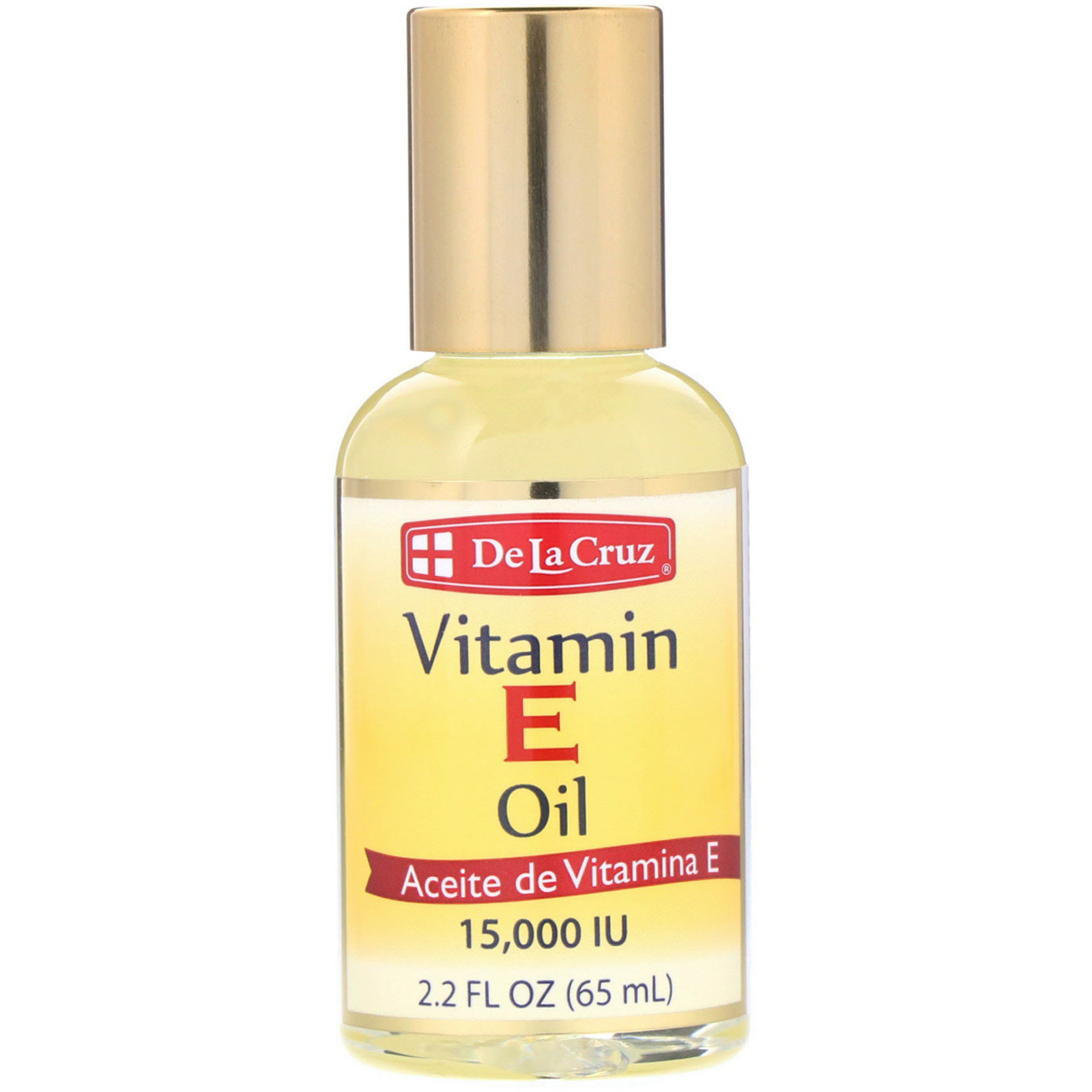 Comprar De La Cruz, Óleo de Vitamina E, 15,000 IU, 2.2 fl oz (65 ml)
