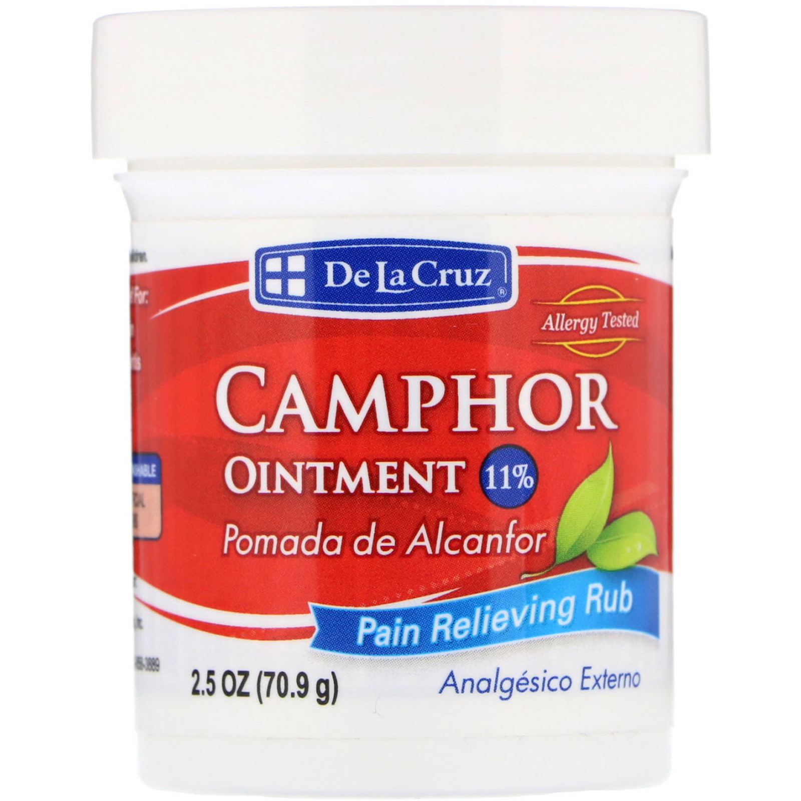 Comprar De La Cruz, Pomada de Cânfora, Analgésica, 70,9 g