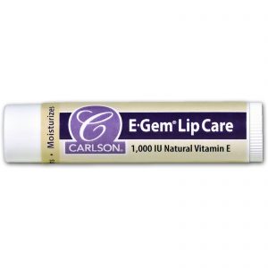 Comprar Carlson Labs, E Gem, Cuidados Labiais, 1000 UI, 0,15 oz (4,3 g)